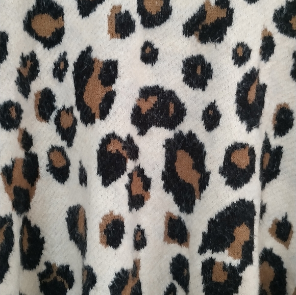 Renoma loose fit leopard print Cardigan - Picture 8 of 11